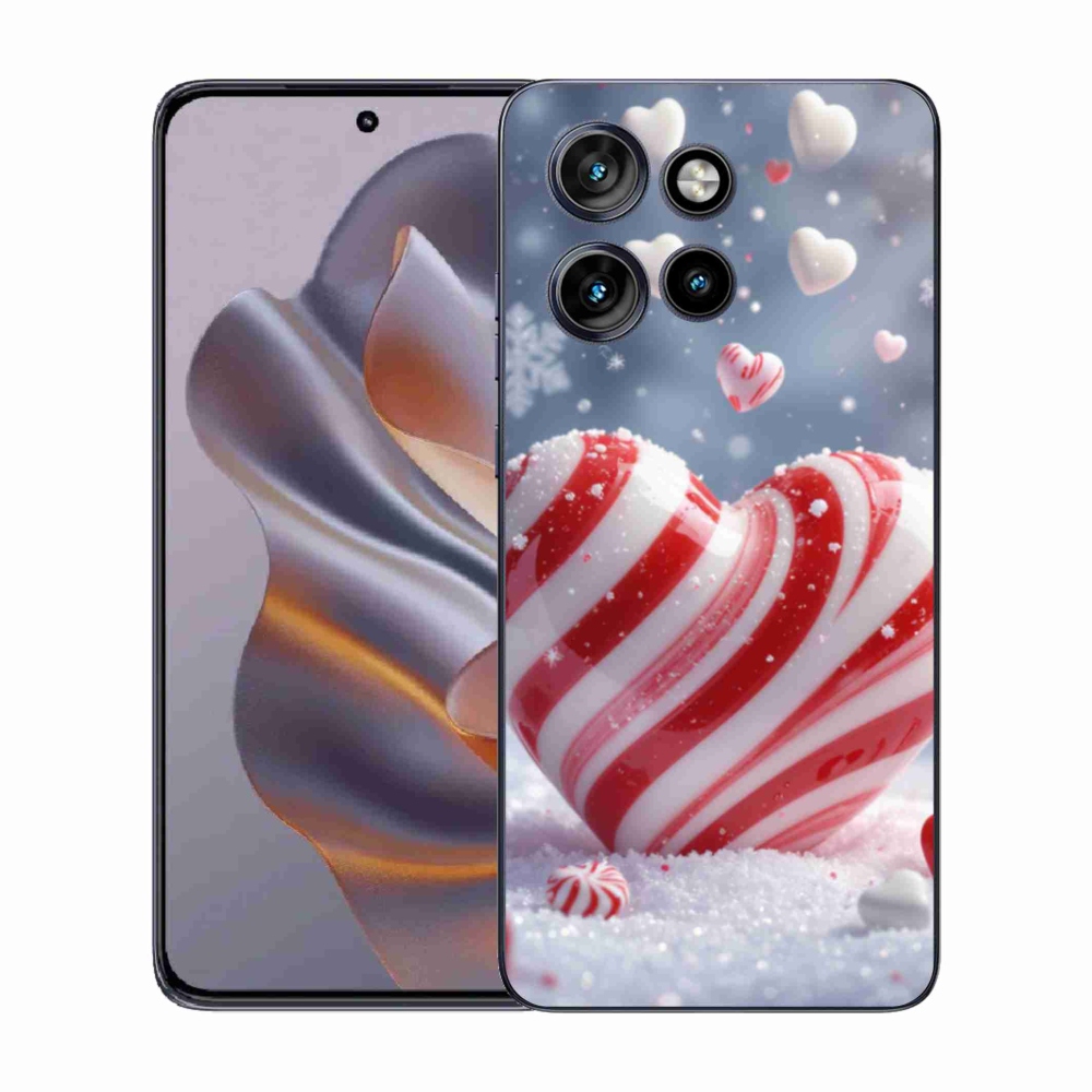 Gélový kryt mmCase na Motorola Edge 50 Neo - sladké srdce