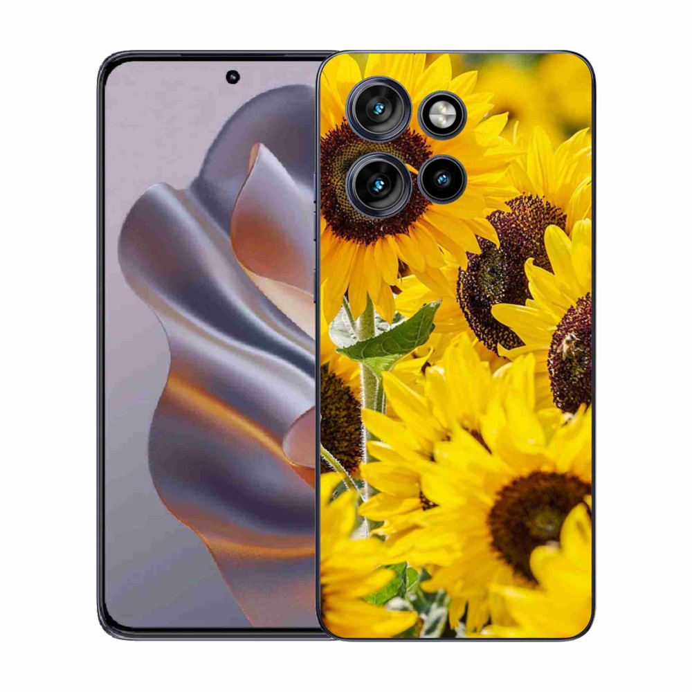 Gélový kryt mmCase na Motorola Edge 50 Neo - slnečnica