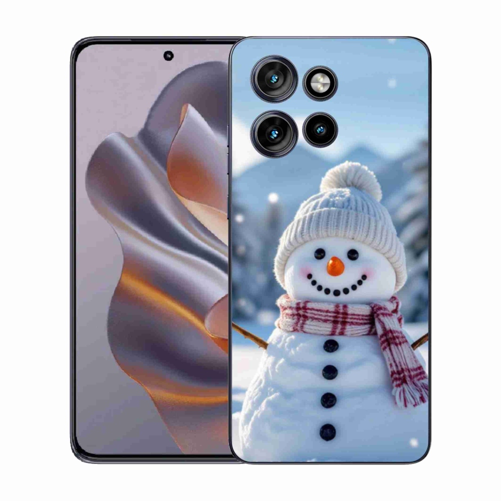 Gélový kryt mmCase na Motorola Edge 50 Neo - snehuliak 3