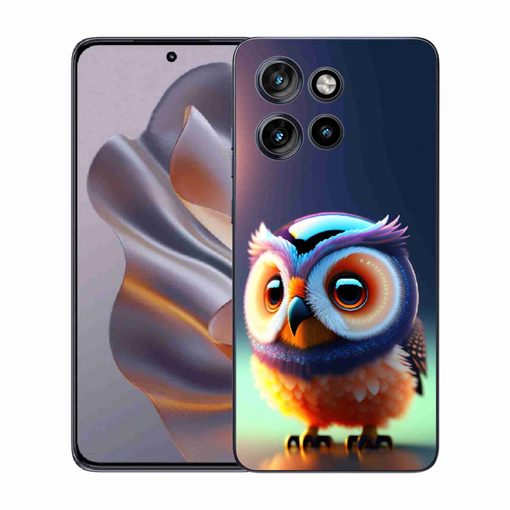 Gélový kryt mmCase na Motorola Edge 50 Neo - malá sova