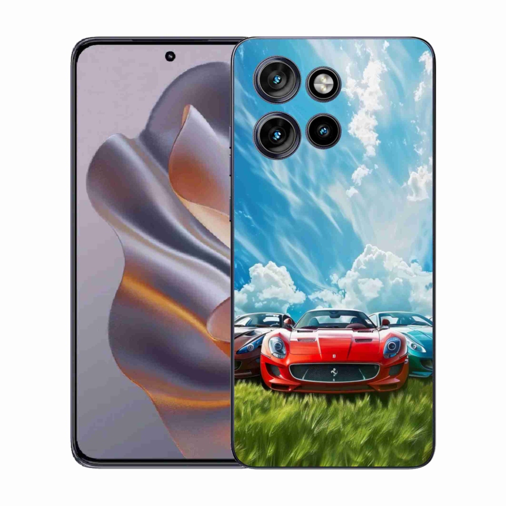 Gélový kryt mmCase na Motorola Edge 50 Neo - športové vozidlá