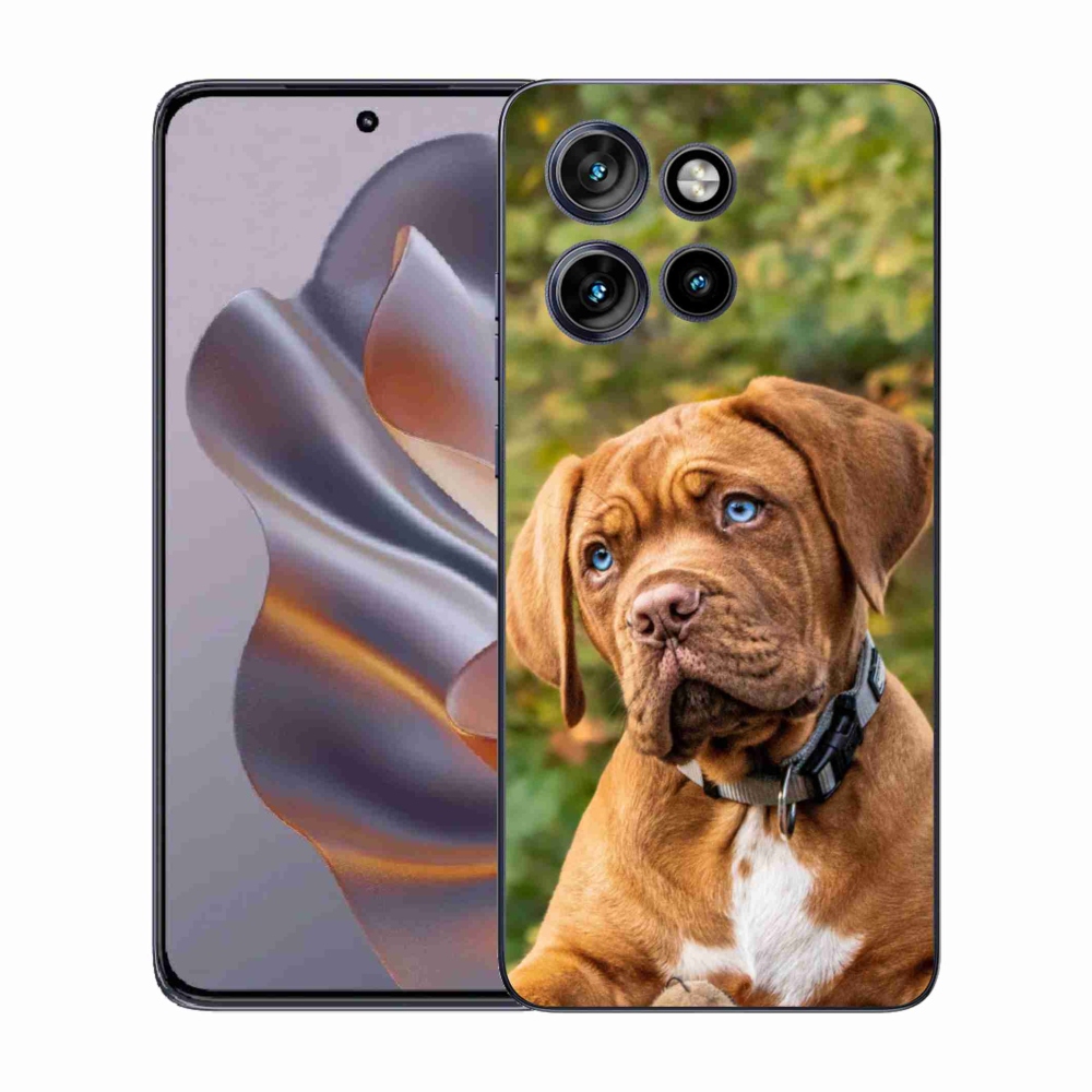 Gélový kryt mmCase na Motorola Edge 50 Neo - šteňa