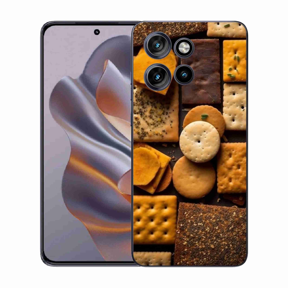 Gélový kryt mmCase na Motorola Edge 50 Neo - sušienky