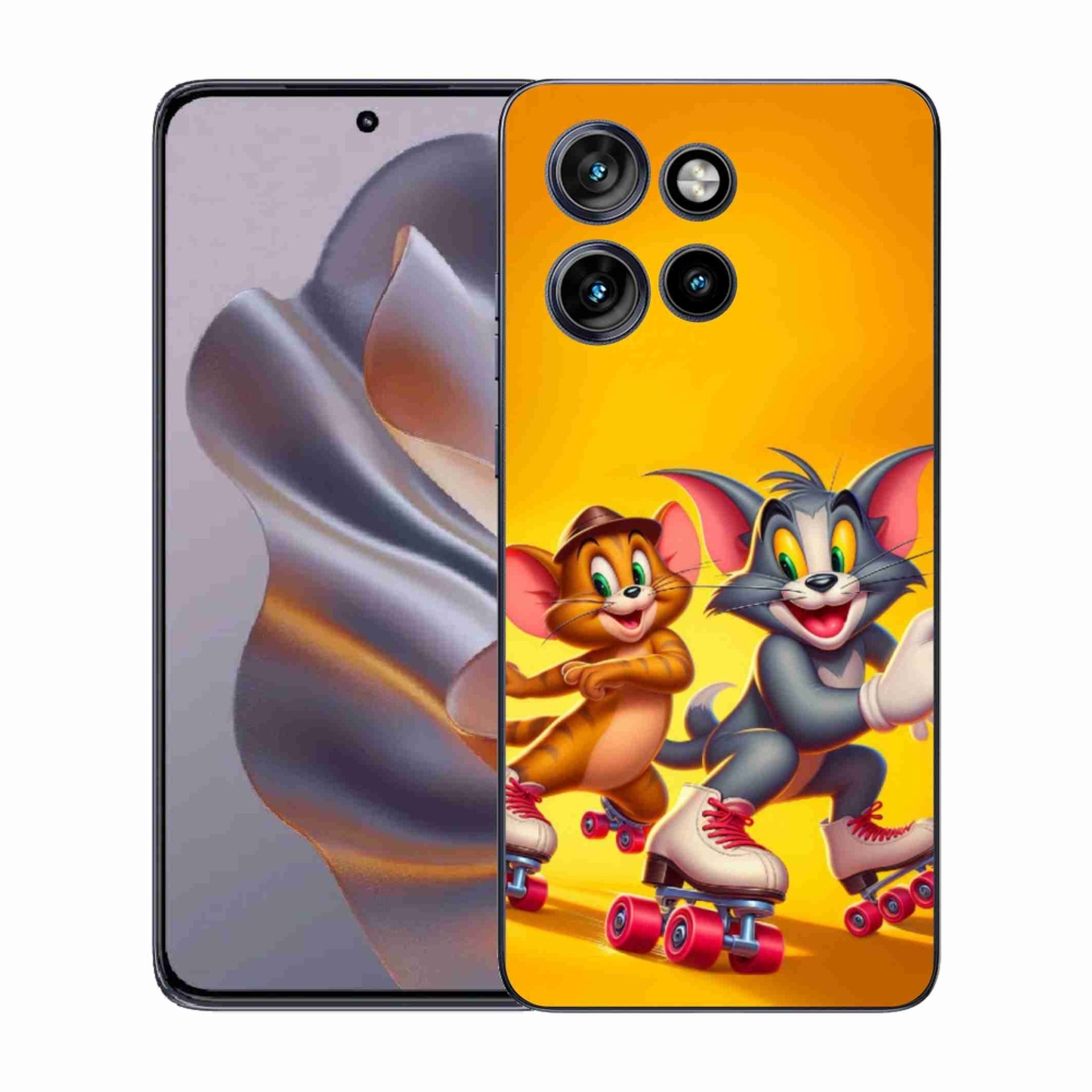 Gélový kryt mmCase na Motorola Edge 50 Neo - tom a jerry