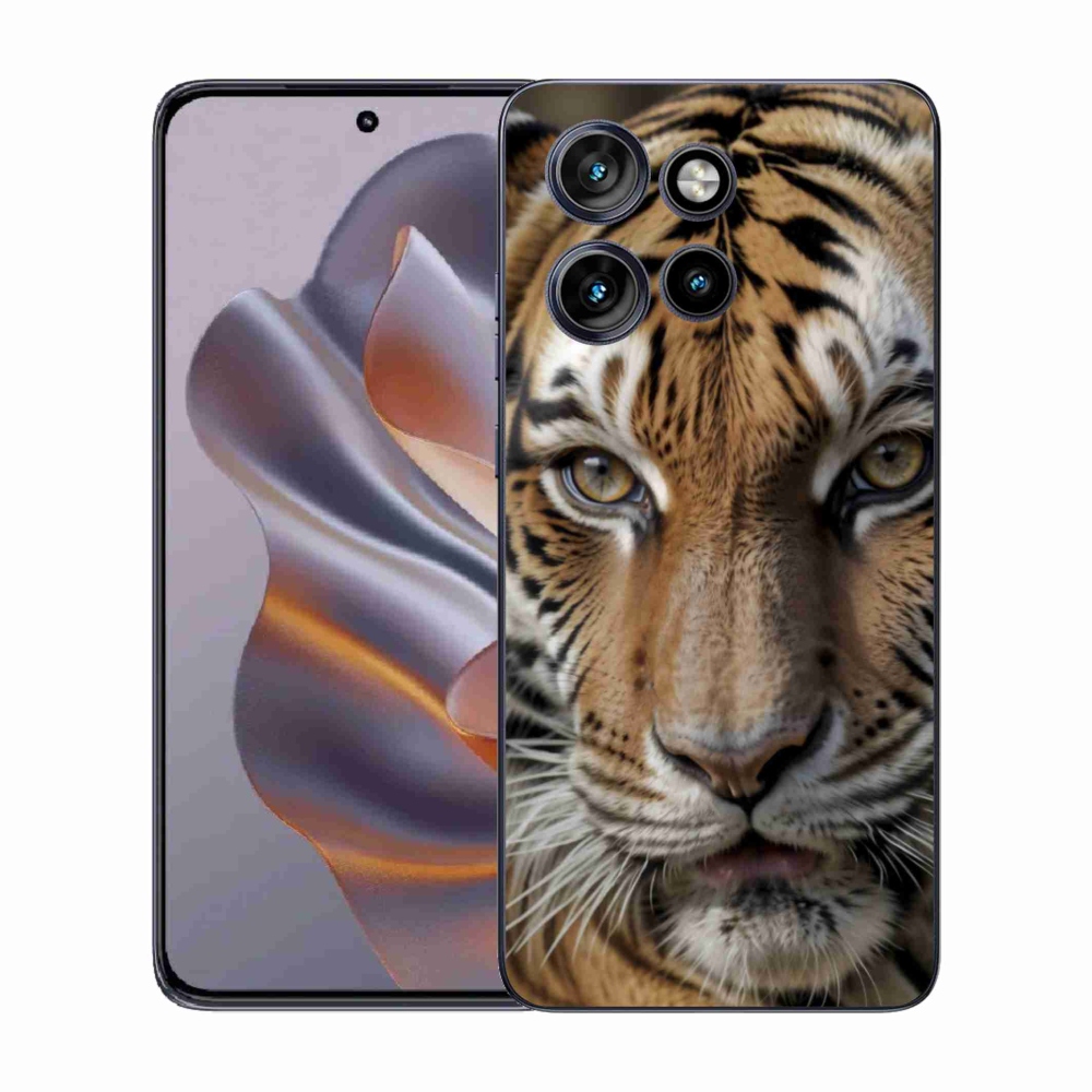 Gélový kryt mmCase na Motorola Edge 50 Neo - tigrie pohľad