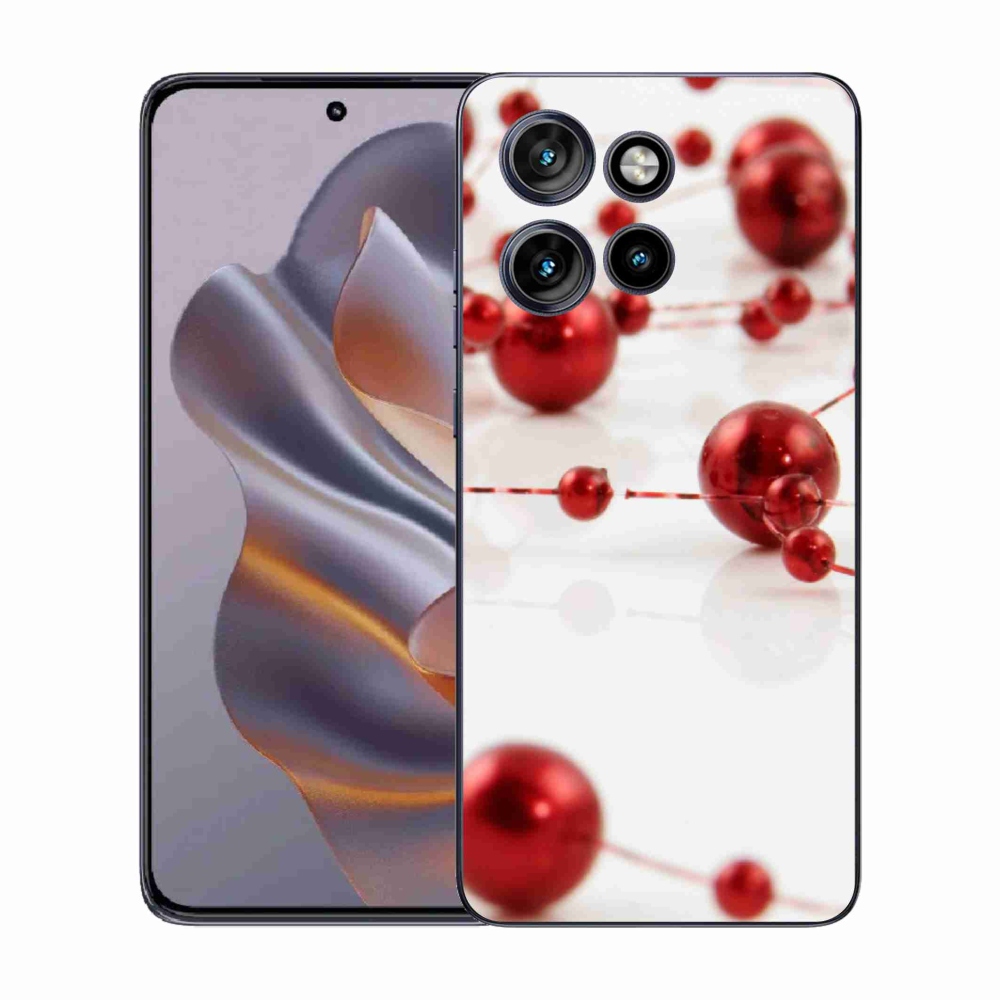 Gélový kryt mmCase na Motorola Edge 50 Neo - vianočná reťaz
