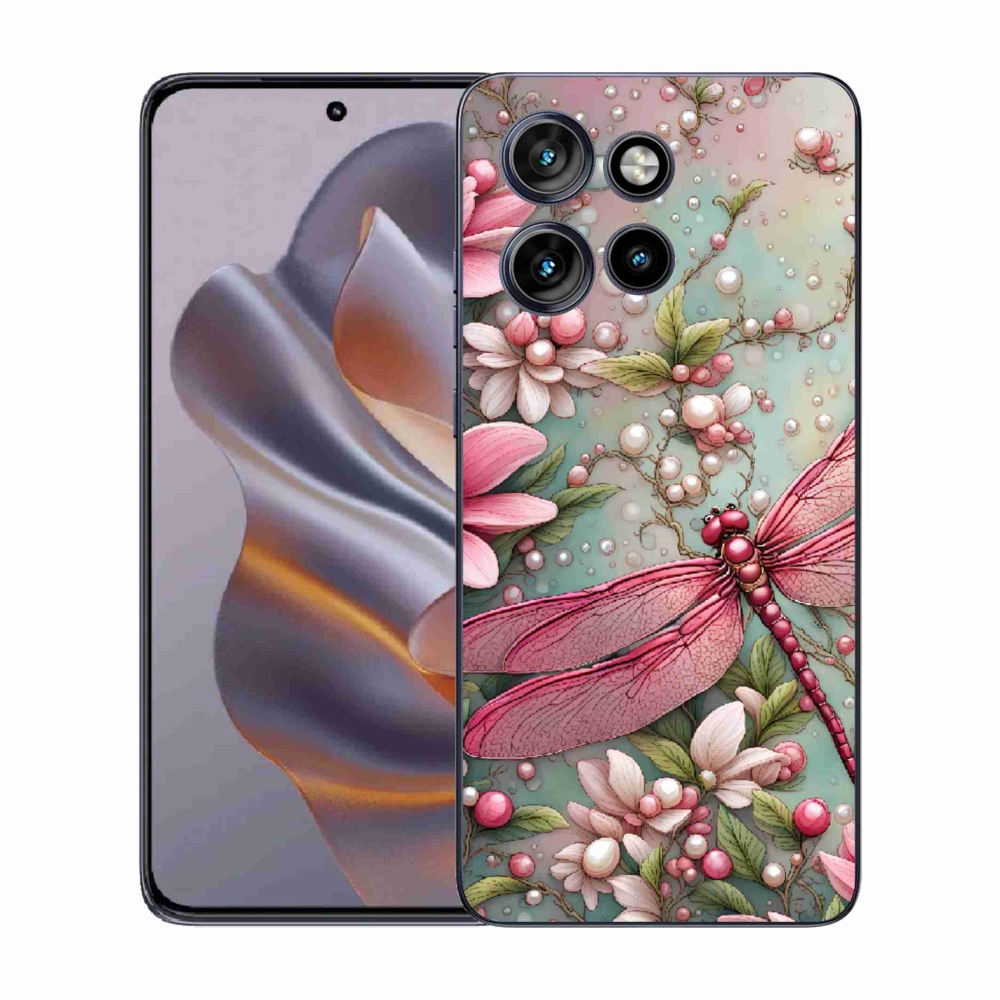 Gélový kryt mmCase na Motorola Edge 50 Neo - vážka