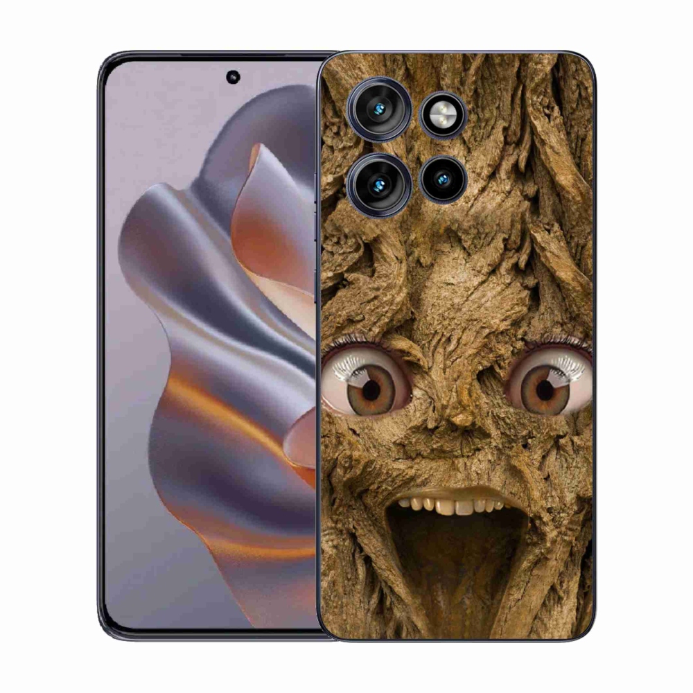 Gélový kryt mmCase na Motorola Edge 50 Neo - veselý strom s očami