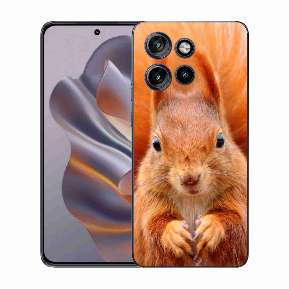 Gélový kryt mmCase na Motorola Edge 50 Neo - veverička