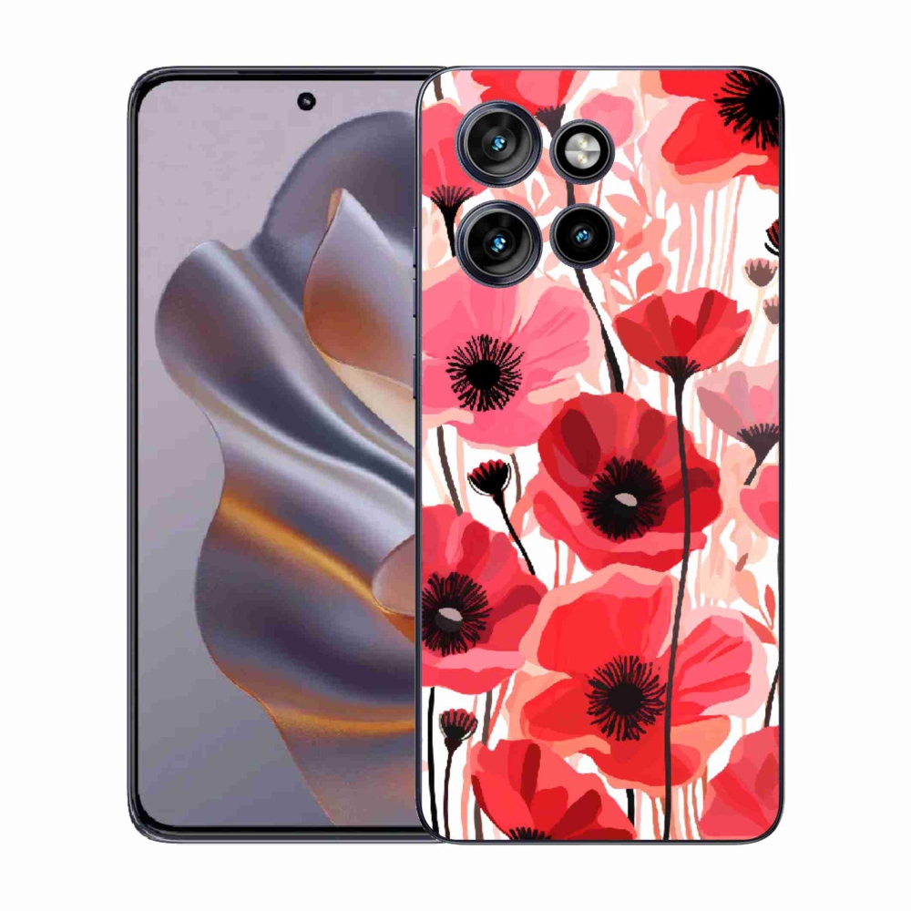 Gélový kryt mmCase na Motorola Edge 50 Neo - vlčí mak 1