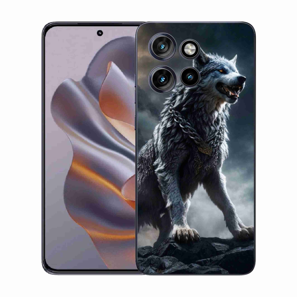 Gélový kryt mmCase na Motorola Edge 50 Neo - vlk 1