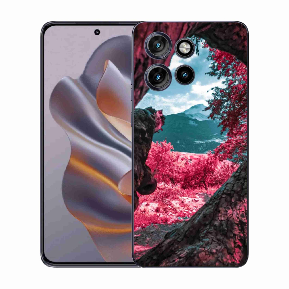 Gélový kryt mmCase na Motorola Edge 50 Neo - výhľad na hory