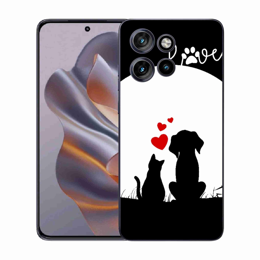Gélový kryt mmCase na Motorola Edge 50 Neo - zvieracia láska