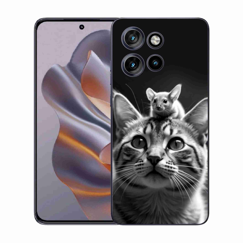 Gélový kryt mmCase na Motorola Edge 50 Neo - zvieracie priateľstvo 2