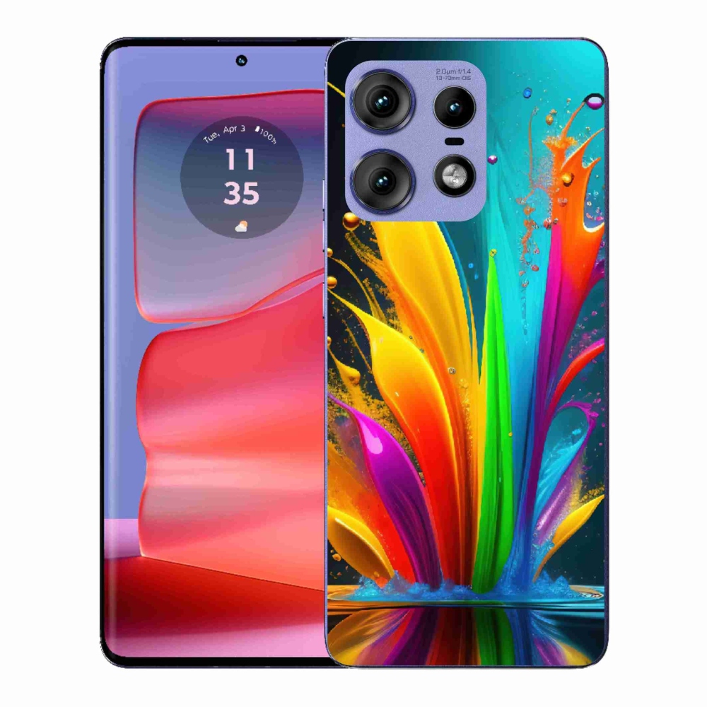 Gélový kryt mmCase na Motorola Edge 50 Pro - abstraktný motív 1