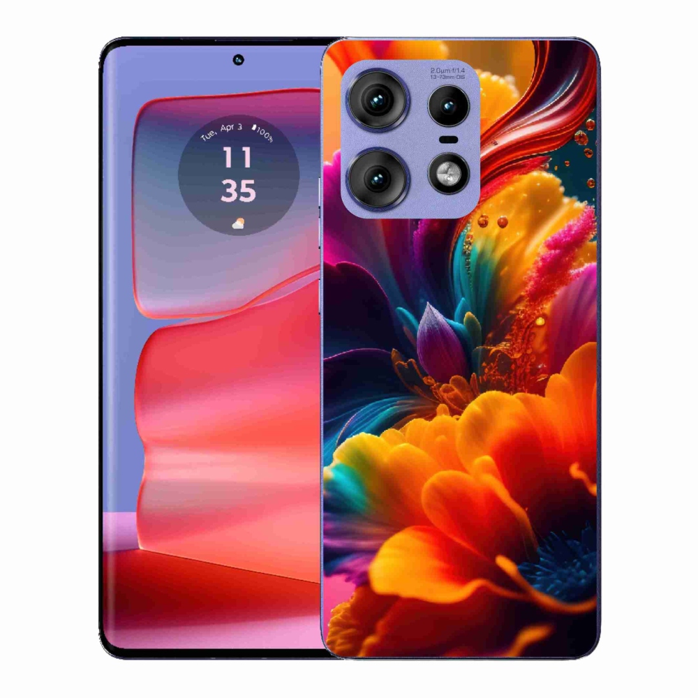 Gélový kryt mmCase na Motorola Edge 50 Pro - abstraktný motív 2
