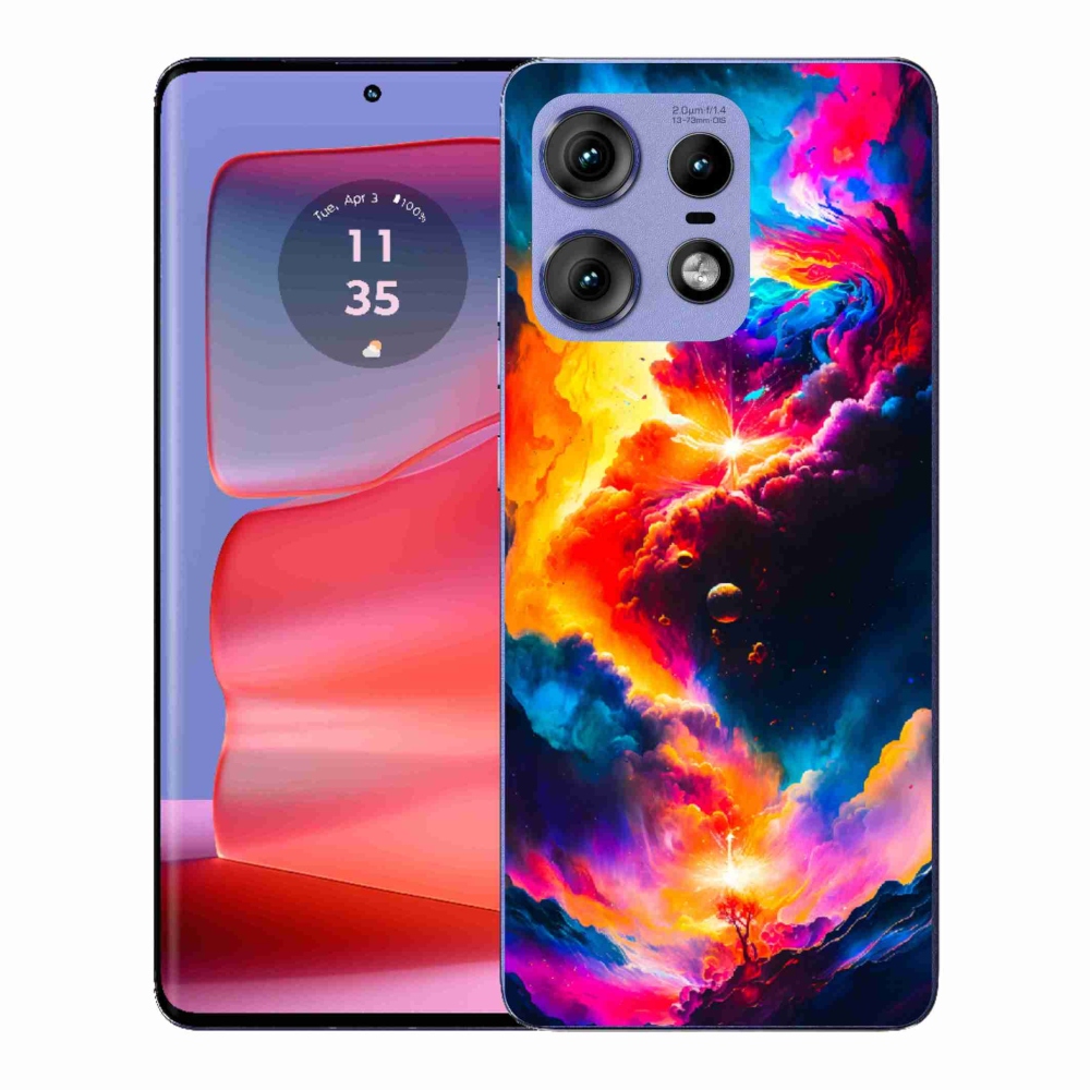 Gélový kryt mmCase na Motorola Edge 50 Pro - abstraktný motív