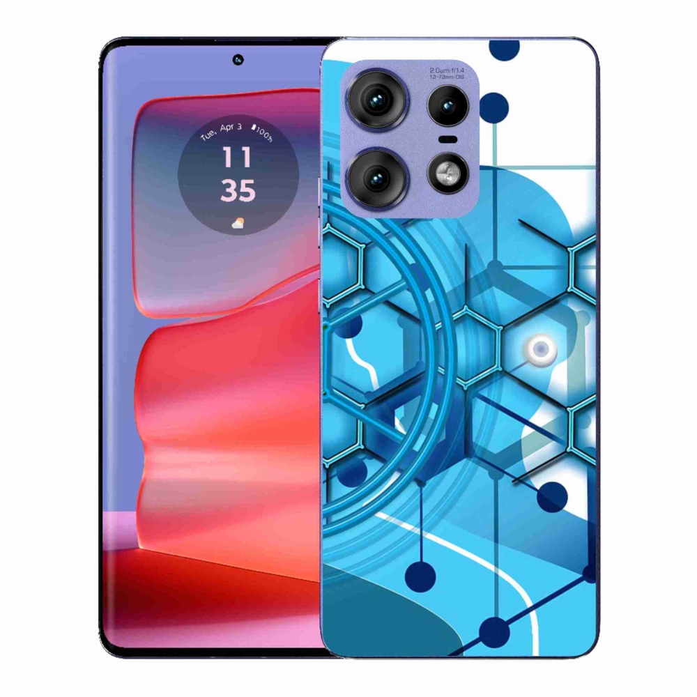 Gélový kryt mmCase na Motorola Edge 50 Pro - abstraktný vzor 2