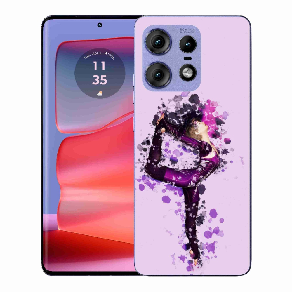 Gélový kryt mmCase na Motorola Edge 50 Pro - baletka