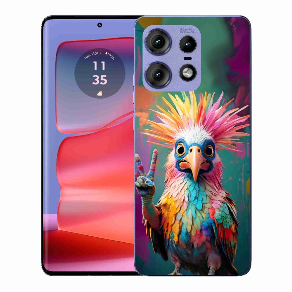 Gélový kryt mmCase na Motorola Edge 50 Pro - farebný rebel