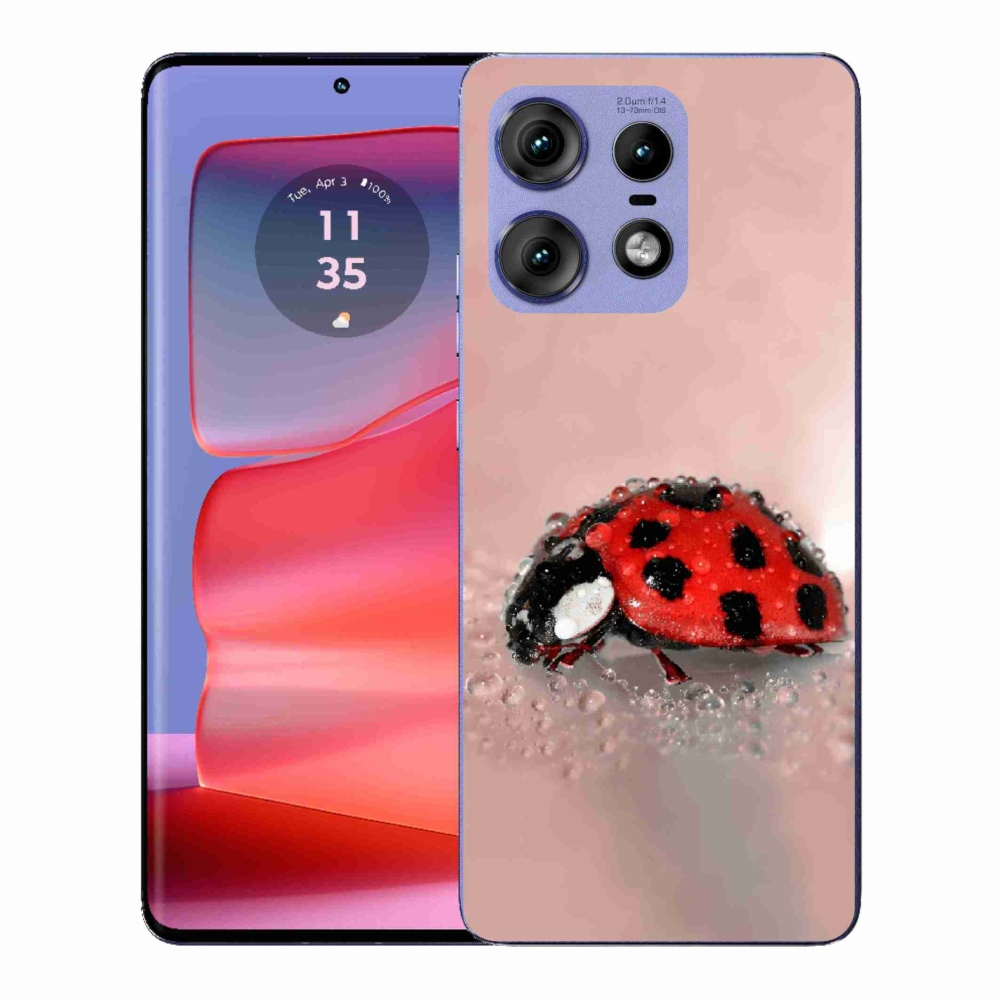 Gélový kryt mmCase na Motorola Edge 50 Pro - lienka