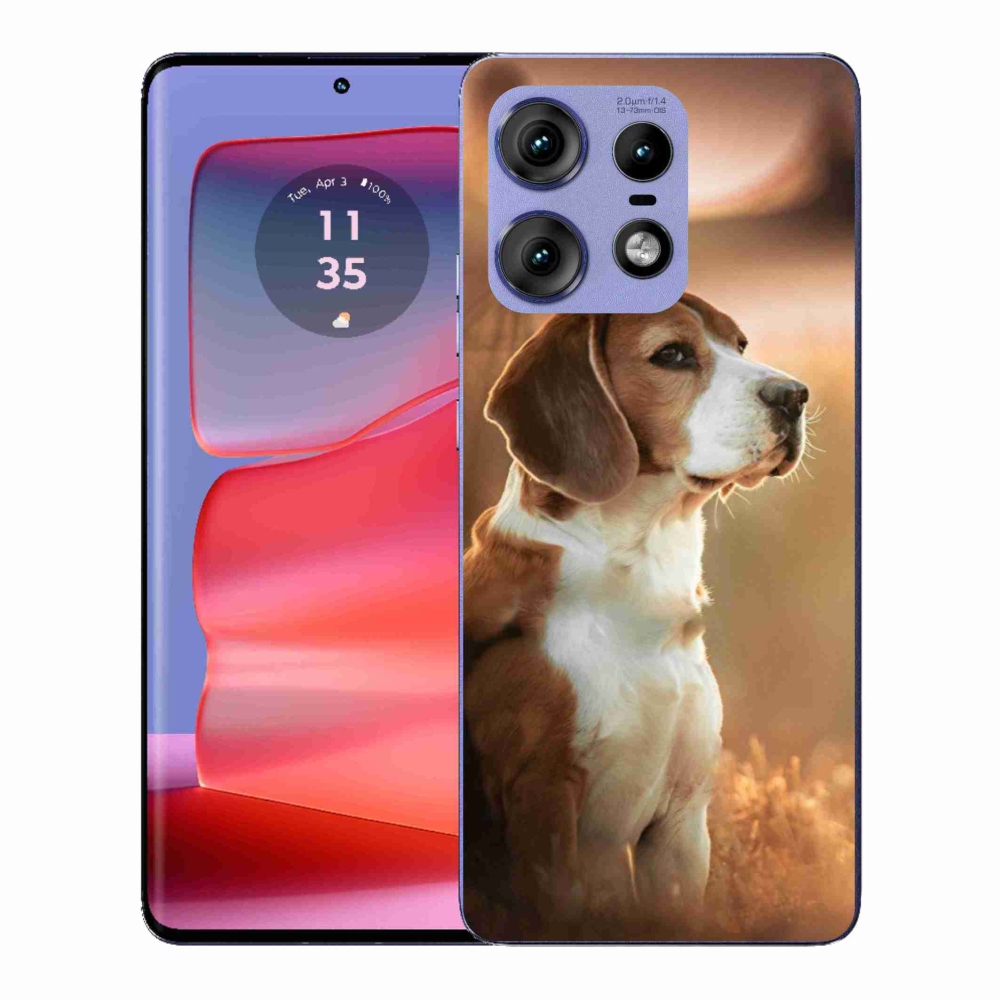 Gélový kryt mmCase na Motorola Edge 50 Pro - bígl