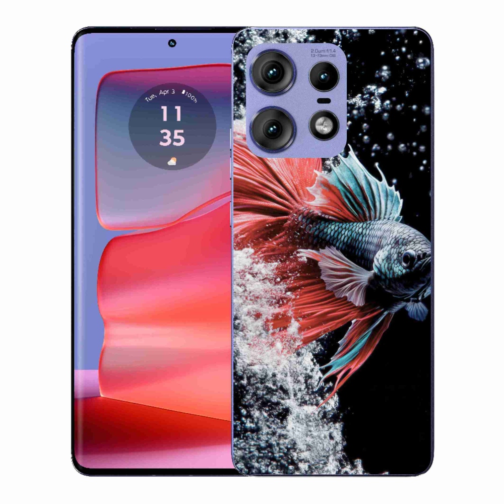 Gélový kryt mmCase na Motorola Edge 50 Pro - bojovníčka pestrá