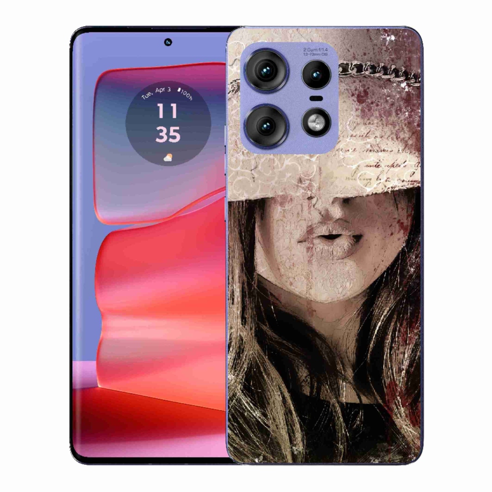 Gélový kryt mmCase na Motorola Edge 50 Pro - dievča