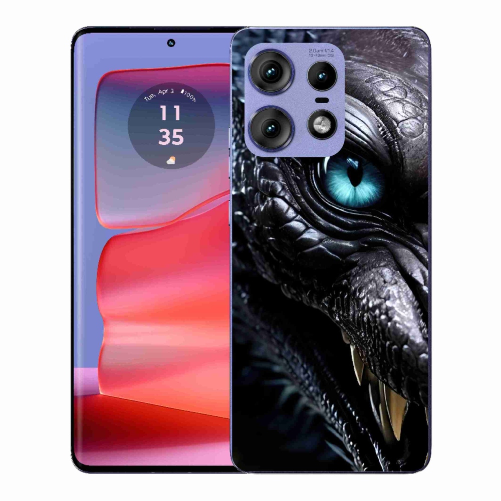 Gélový kryt mmCase na Motorola Edge 50 Pro - dračí pohľad