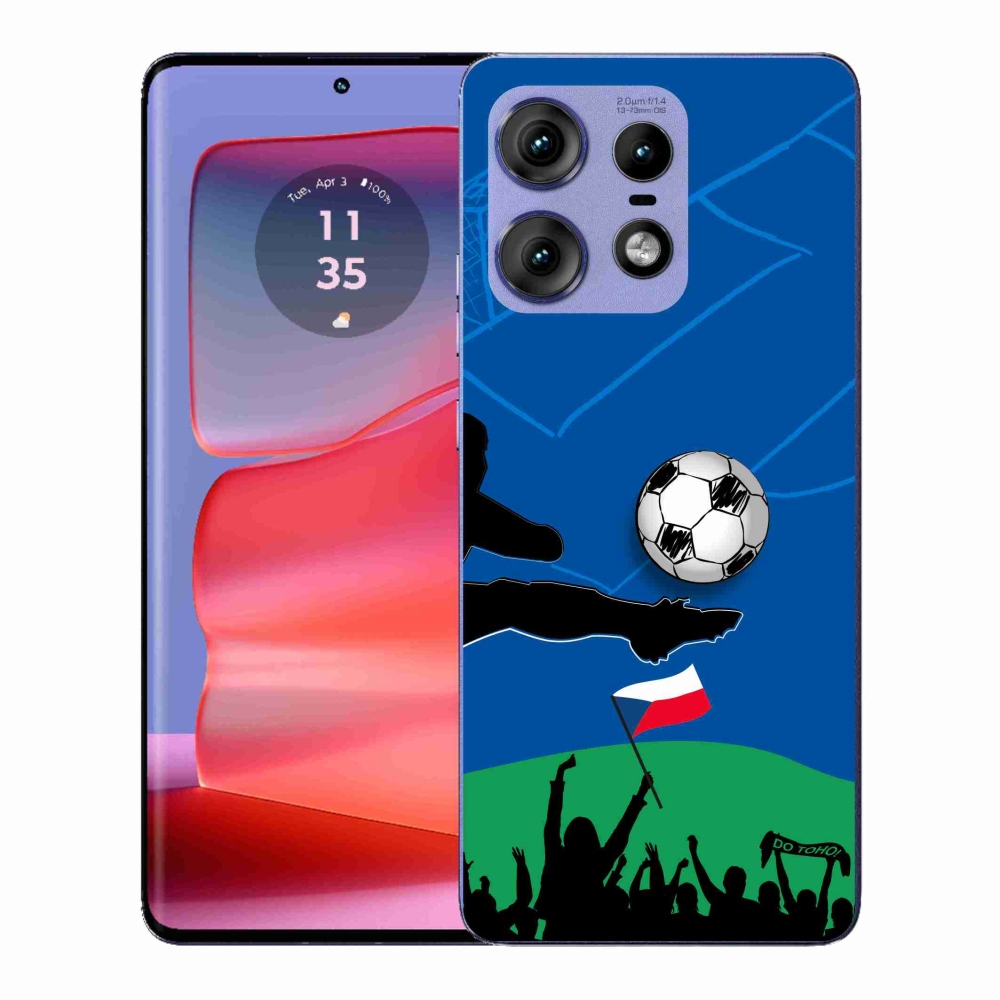 Gélový kryt mmCase na Motorola Edge 50 Pro - fanúšikovia futbalu