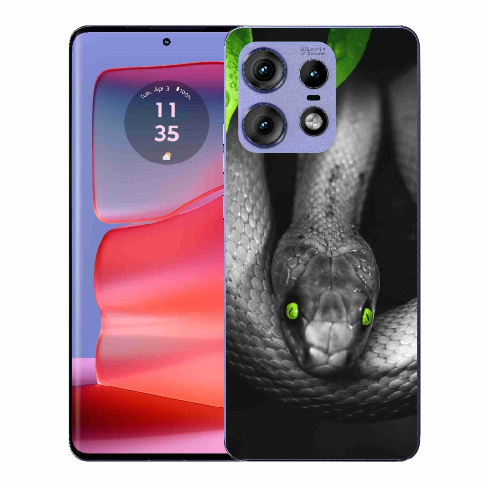 Gélový kryt mmCase na Motorola Edge 50 Pro - had
