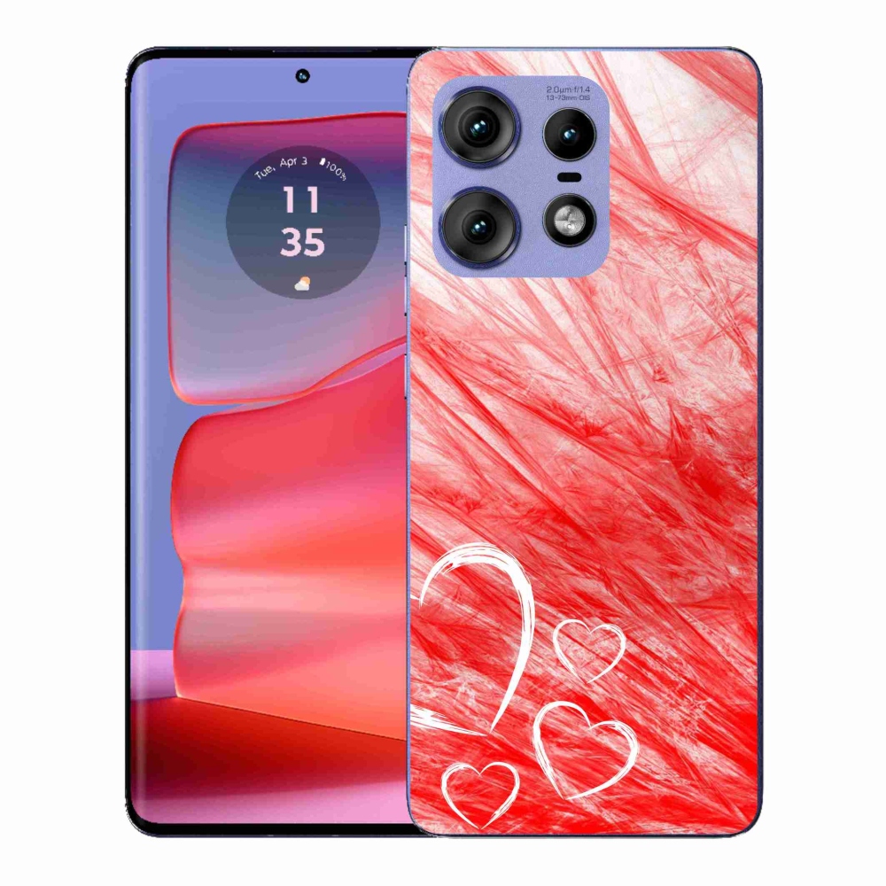 Gélový kryt mmCase na Motorola Edge 50 Pro - heart