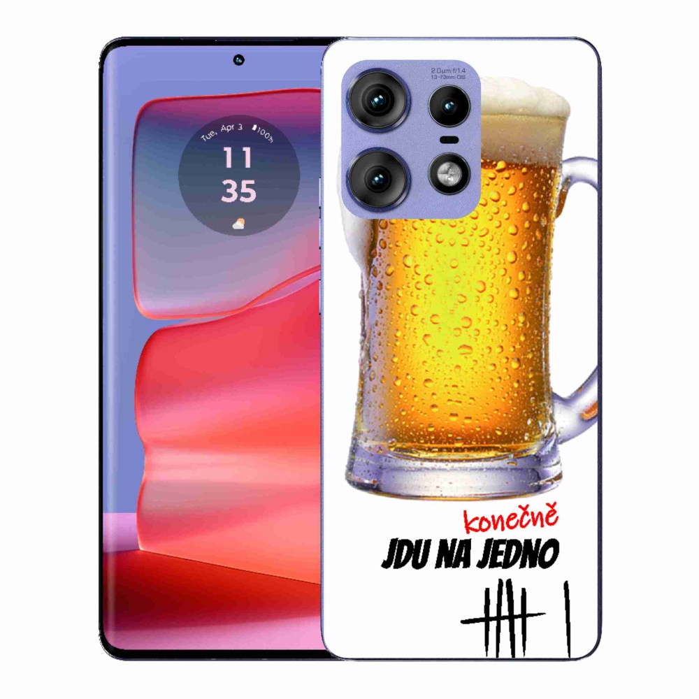 Gélový kryt mmCase na Motorola Edge 50 Pro - idem na jedno
