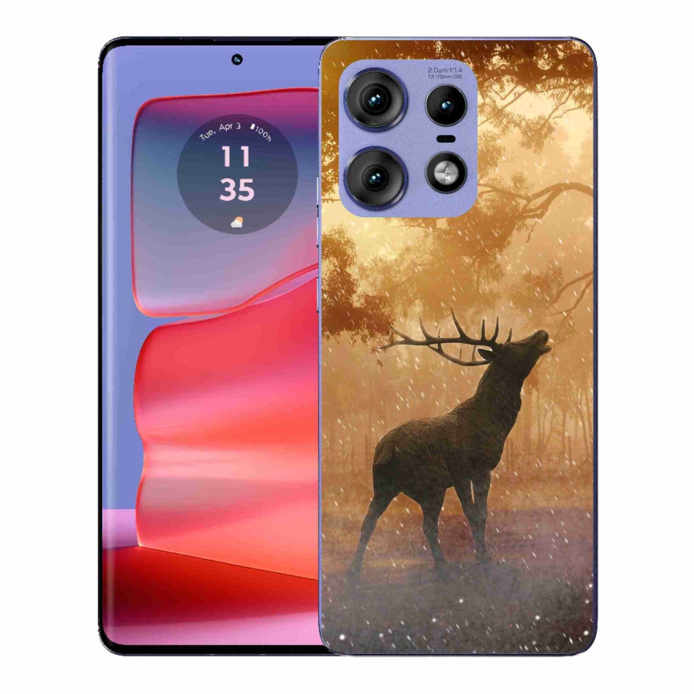 Gélový kryt mmCase na Motorola Edge 50 Pro - jeleň v ruji