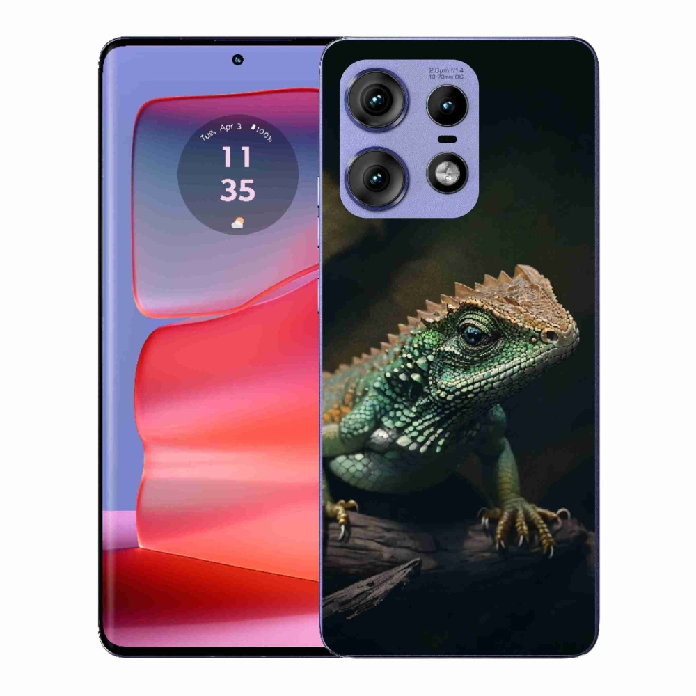 Gélový kryt mmCase na Motorola Edge 50 Pro - jašter