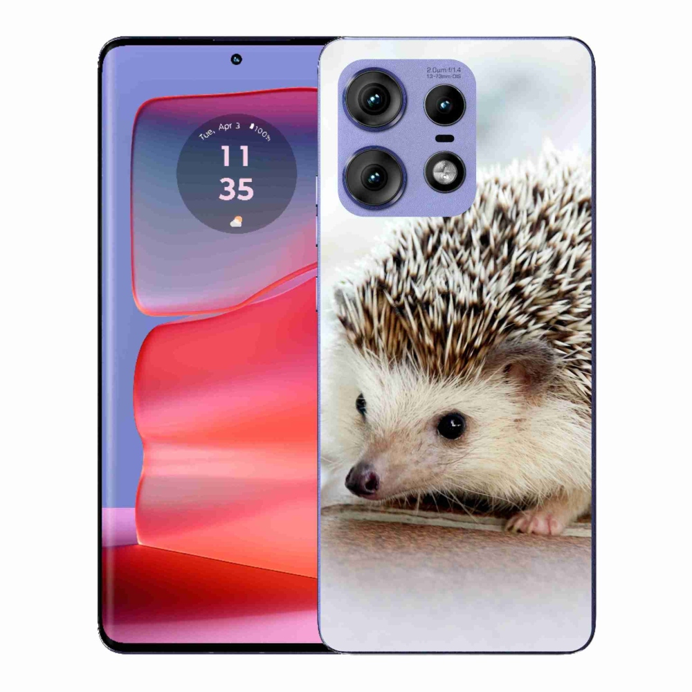 Gélový kryt mmCase na Motorola Edge 50 Pro - ježko