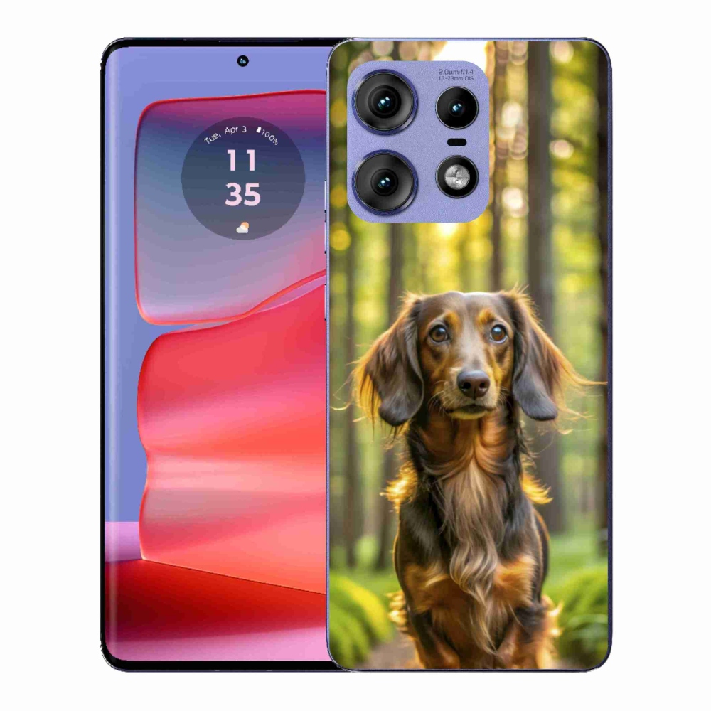 Gélový kryt mmCase na Motorola Edge 50 Pro - jazvečík 4