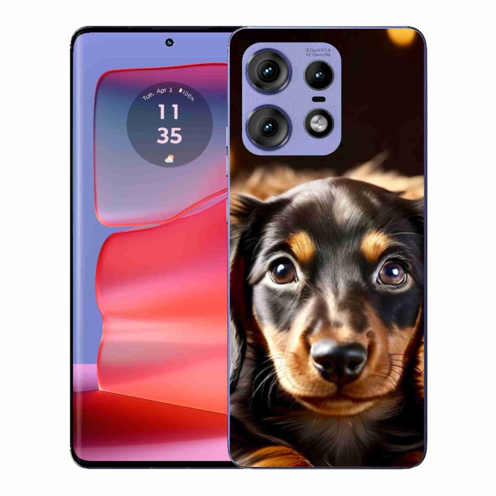 Gélový kryt mmCase na Motorola Edge 50 Pro - jazvečík