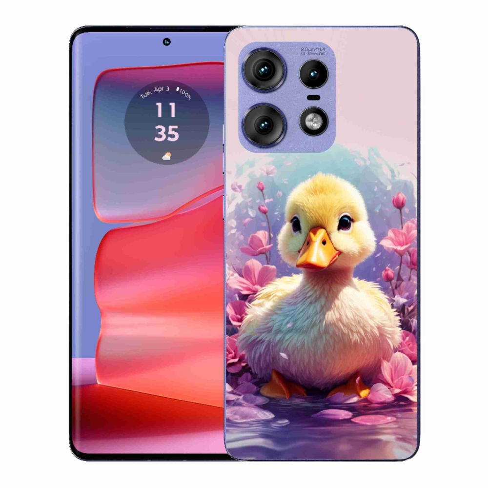 Gélový kryt mmCase na Motorola Edge 50 Pro - kačička