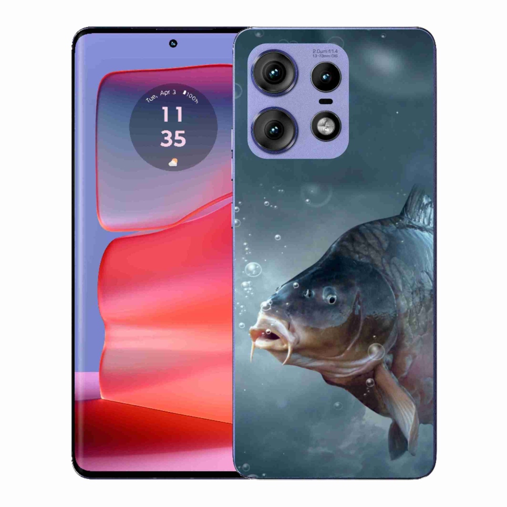 Gélový kryt mmCase na Motorola Edge 50 Pro - kapor a bublinky