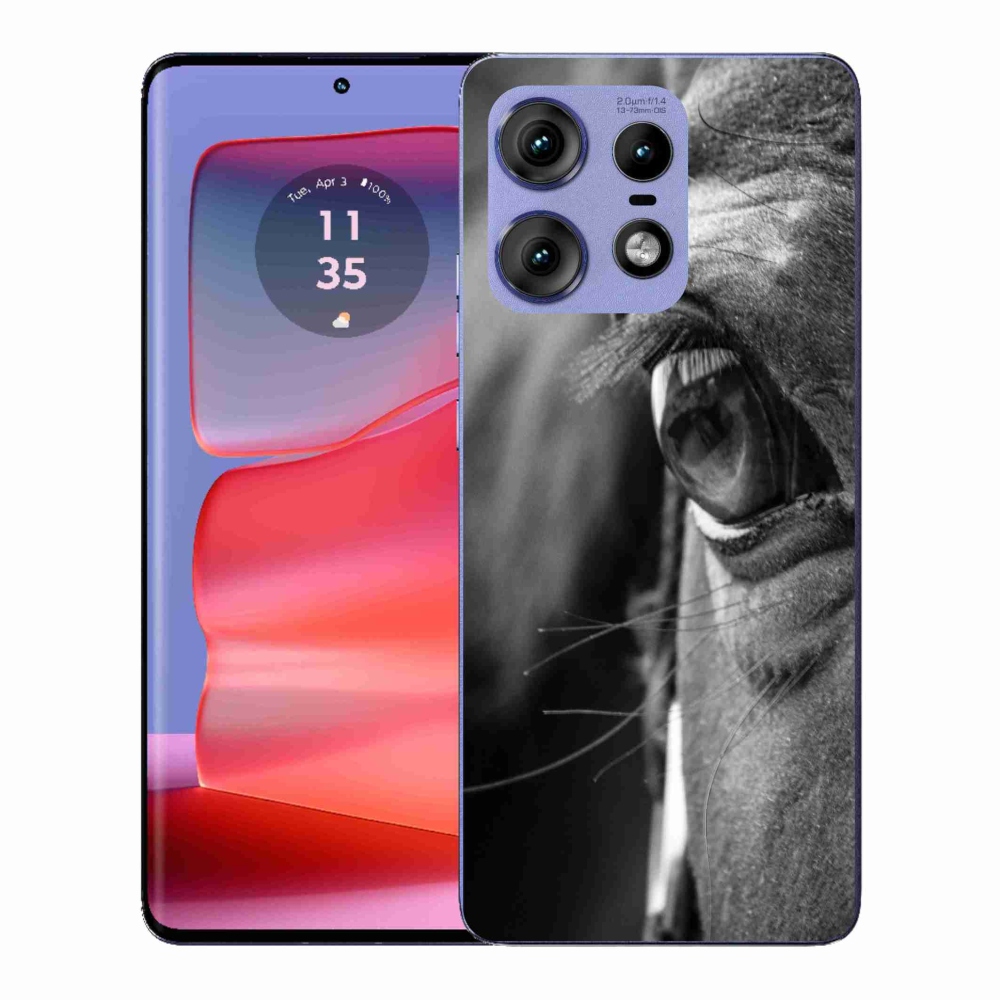 Gélový kryt mmCase na Motorola Edge 50 Pro - konský pohľad