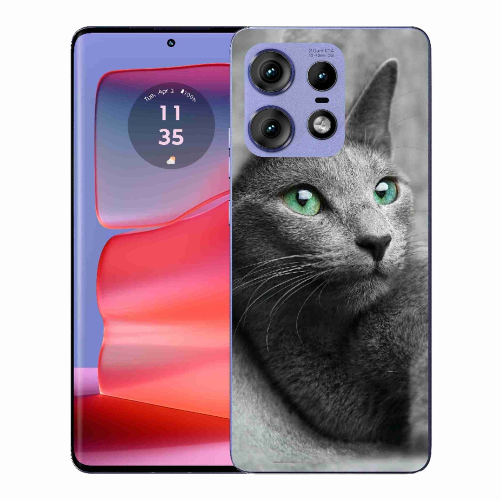 Gélový kryt mmCase na Motorola Edge 50 Pro - mačka 2