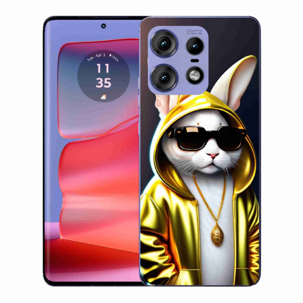 Gélový kryt mmCase na Motorola Edge 50 Pro - mačka boss