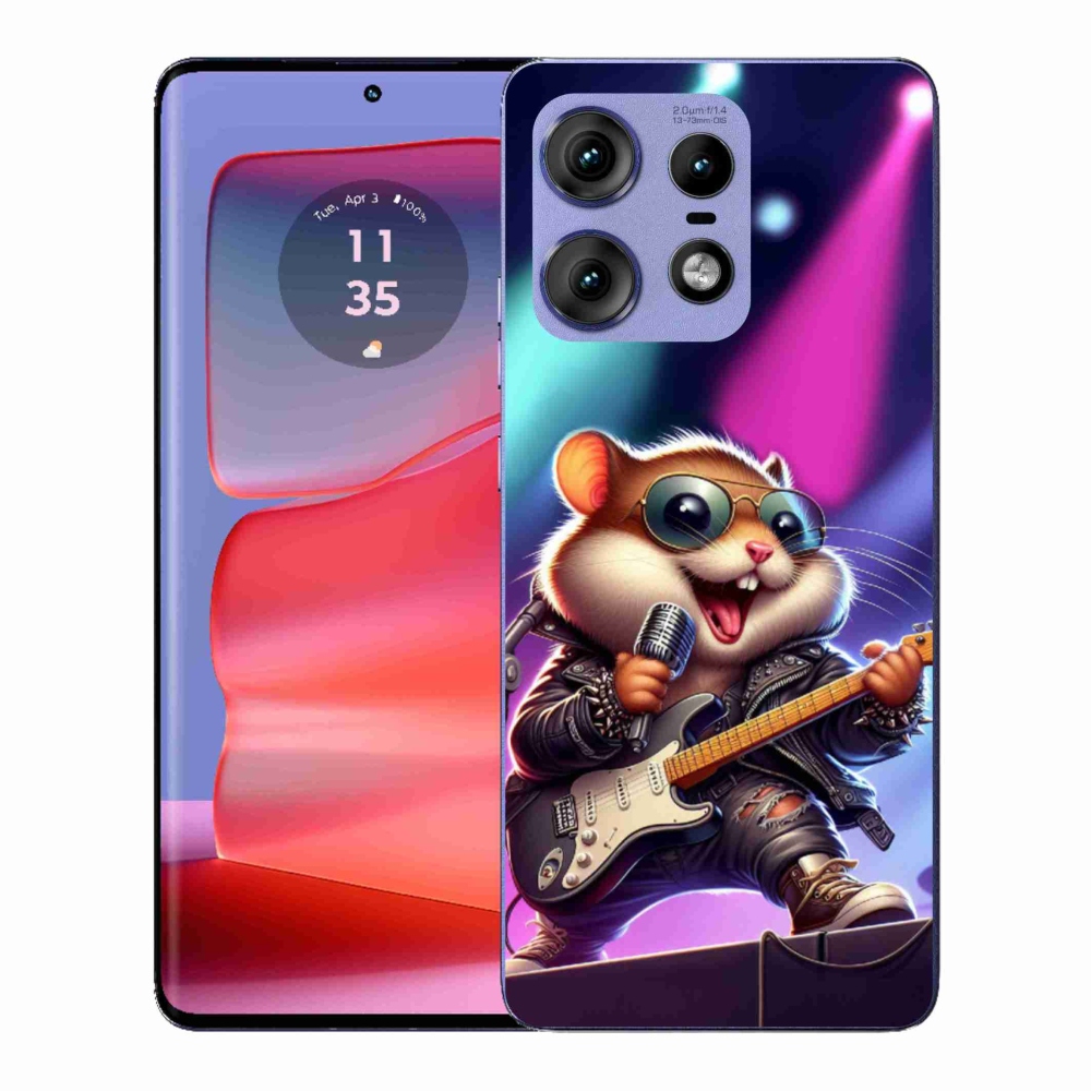 Gélový kryt mmCase na Motorola Edge 50 Pro - škrečok rocker