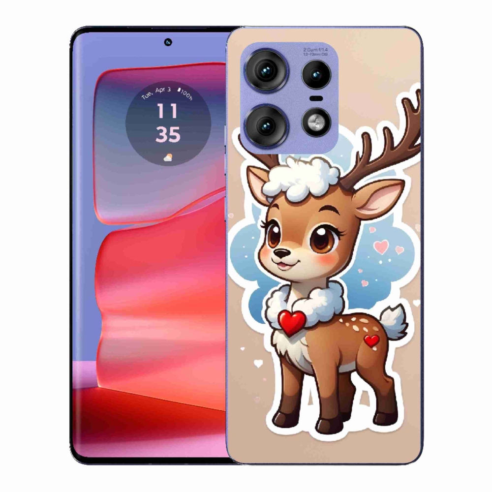 Gélový kryt mmCase na Motorola Edge 50 Pro - kreslený sob