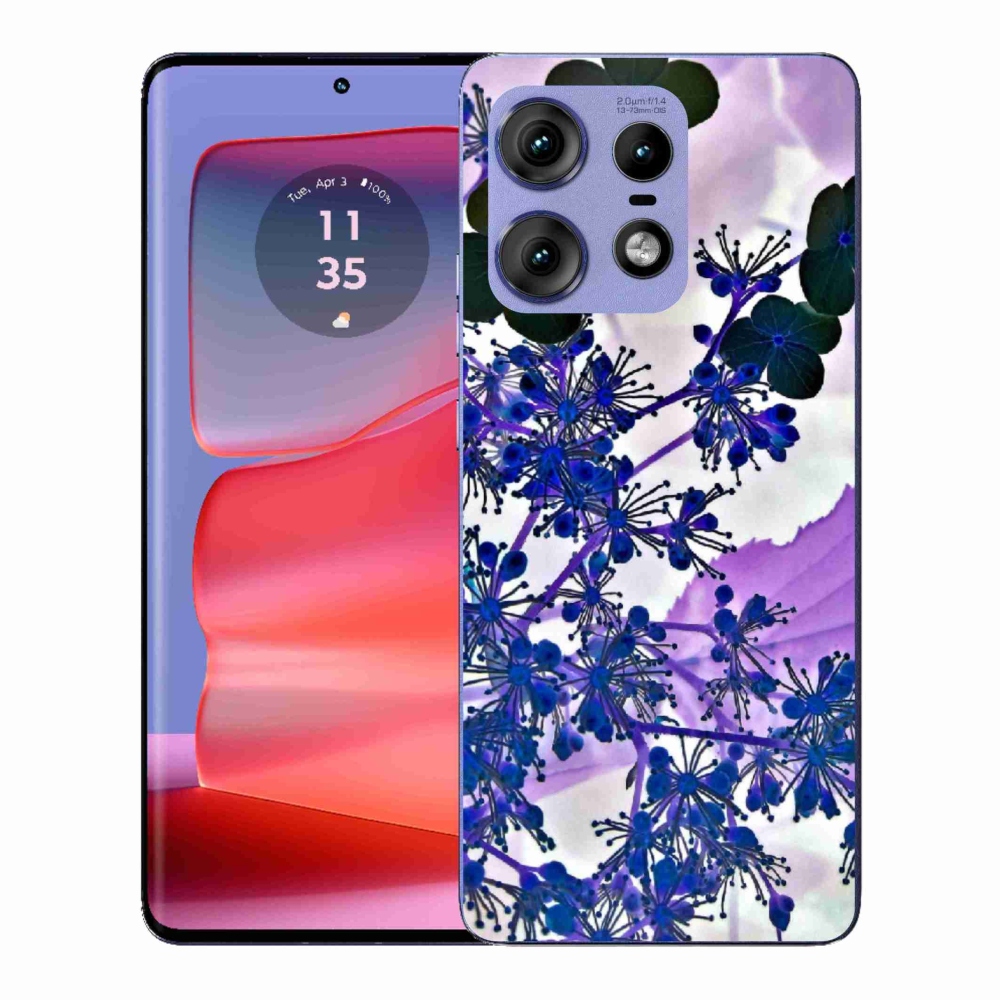 Gélový kryt mmCase na Motorola Edge 50 Pro - kvet hortenzie