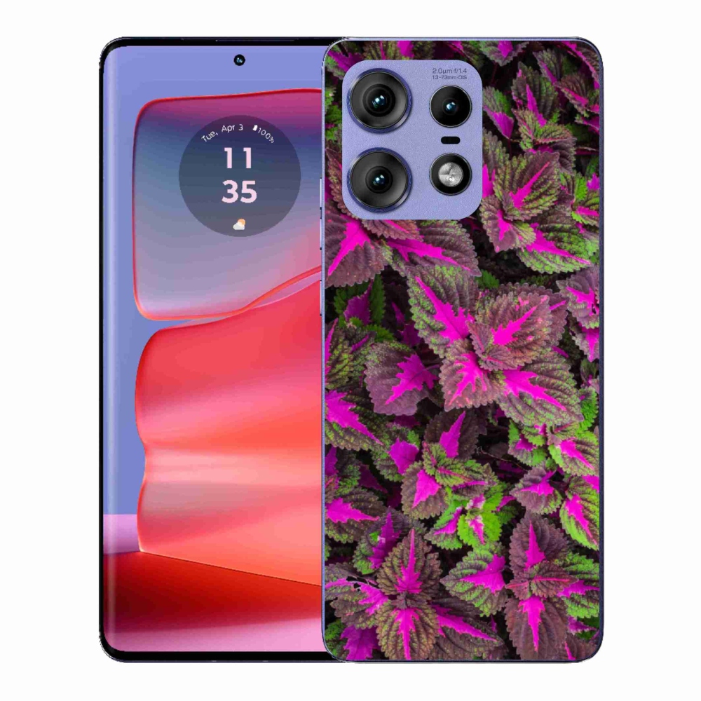 Gélový kryt mmCase na Motorola Edge 50 Pro - kvety 10