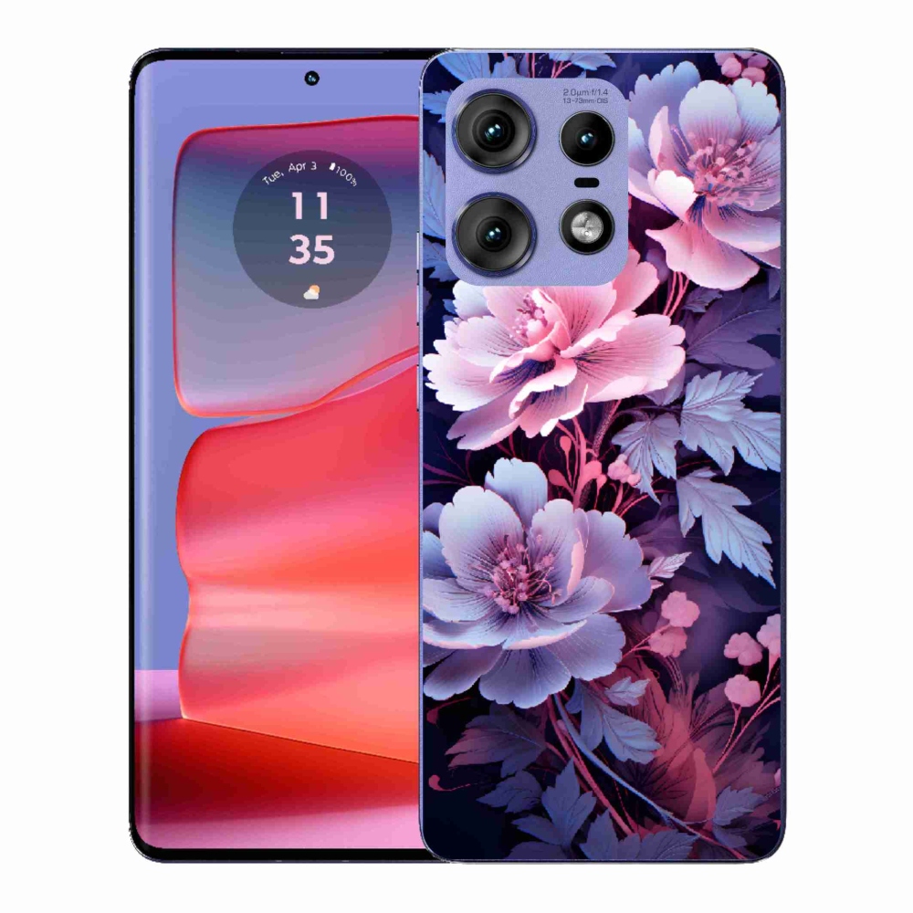 Gélový kryt mmCase na Motorola Edge 50 Pro - kvety 11