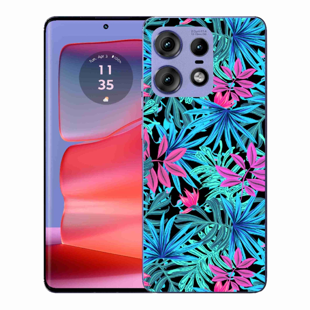 Gélový kryt mmCase na Motorola Edge 50 Pro - kvety 3