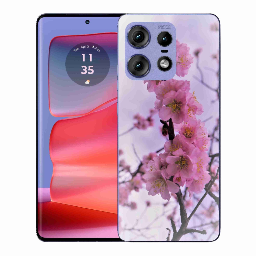 Gélový kryt mmCase na Motorola Edge 50 Pro - kvety 7